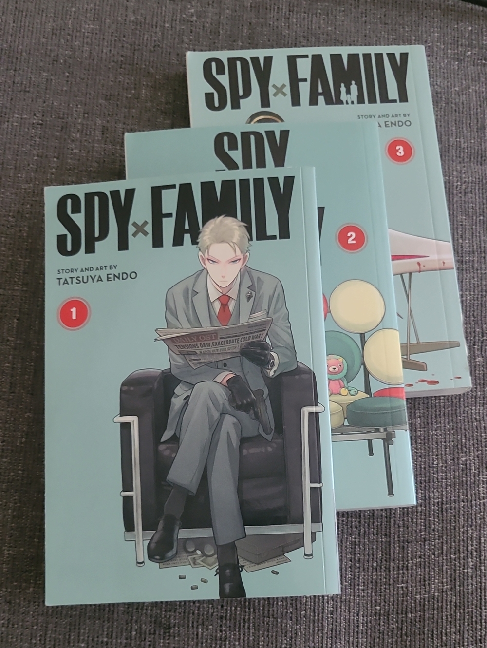 Spy x Family Manga Volume 1, 2, and 3